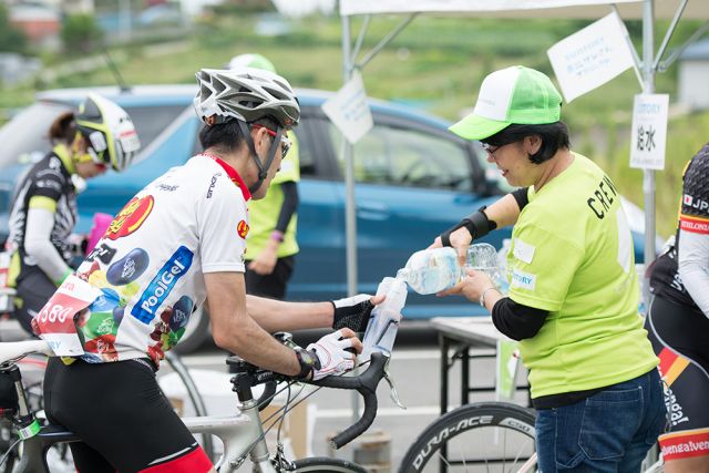 tour-de-touhoku  start 補水站