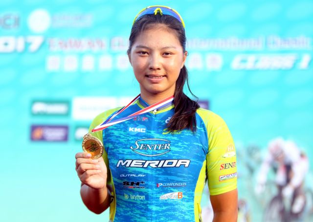 313女子青年500公尺個人計時賽申騰美利達隊邱靜雯奪得金牌中華民國自由車協會提供