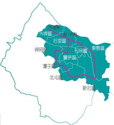 北台中地圖