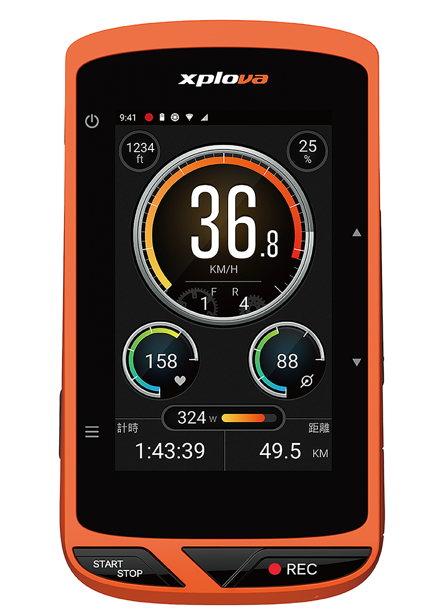 Xplova-X5 02 Dashboard