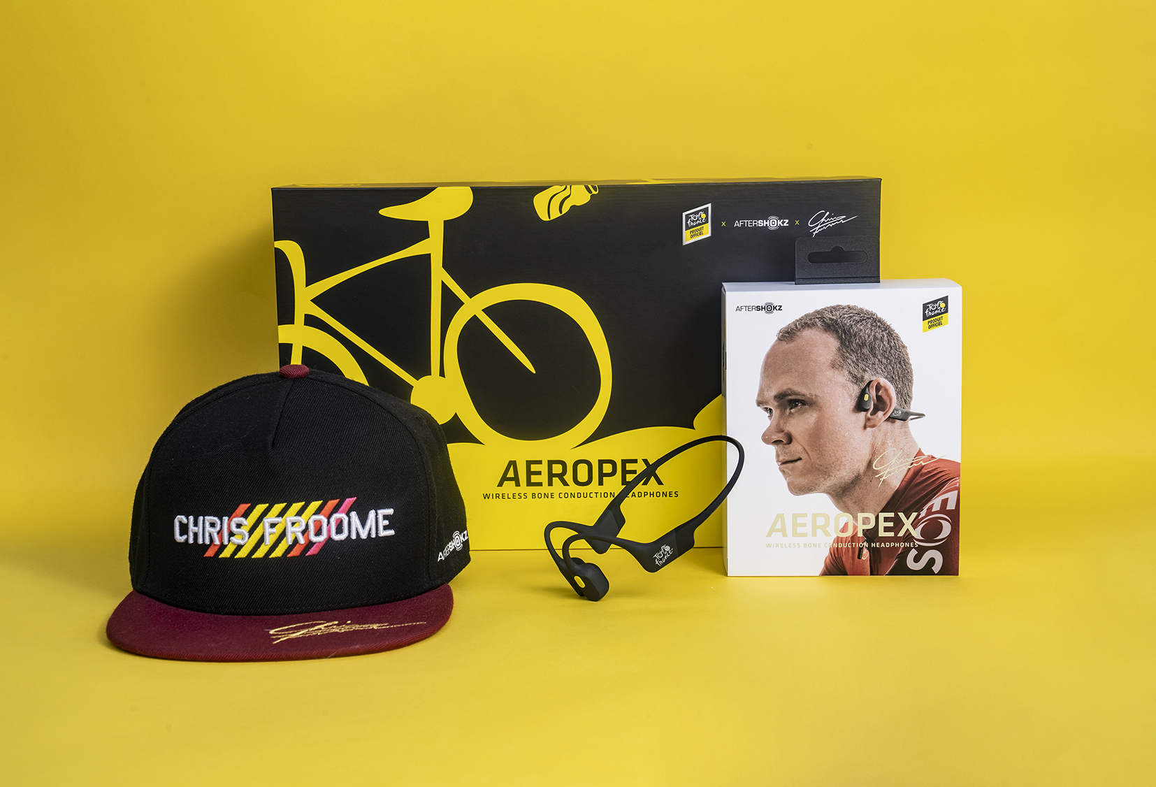AfterShokz Aeropex環法自行車賽限量聯名款精緻禮盒包裝