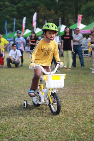 美利達盃除了登山車挑戰賽之外還有未來之星幼童組單車趣味競賽全家大小享單車樂趣
