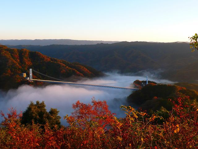 赤岩展望台からの眺め